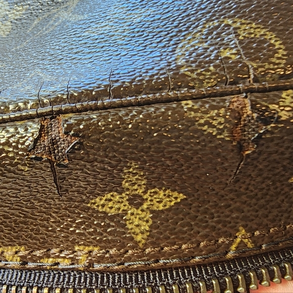 Louis Vuitton Trousse Toiletry Pouch Monogram 23 Brown Clutch GUC - Picture 14 of 15